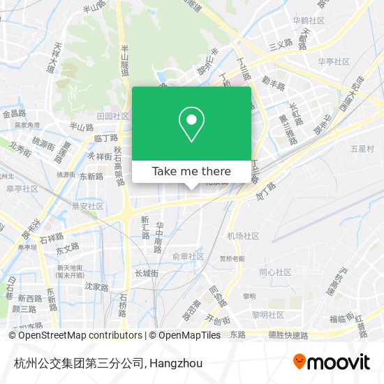 杭州公交集团第三分公司 map