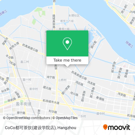 CoCo都可茶饮(建设学院店) map