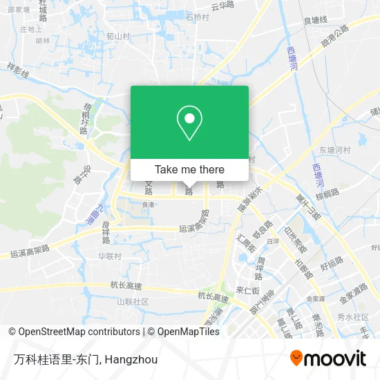 万科桂语里-东门 map