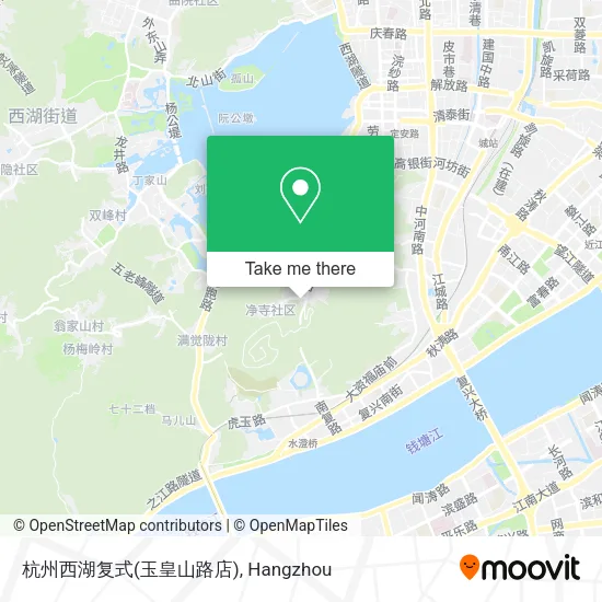 杭州西湖复式(玉皇山路店) map