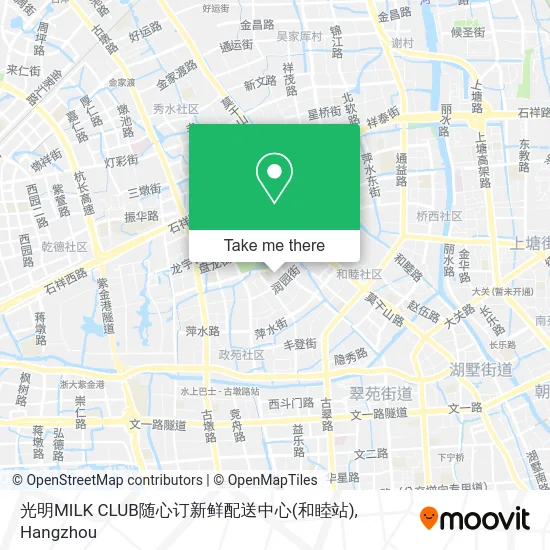 光明MILK CLUB随心订新鲜配送中心(和睦站) map