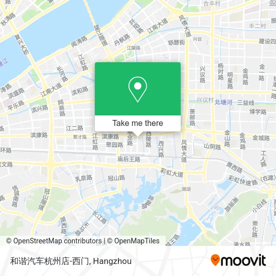 和谐汽车杭州店-西门 map