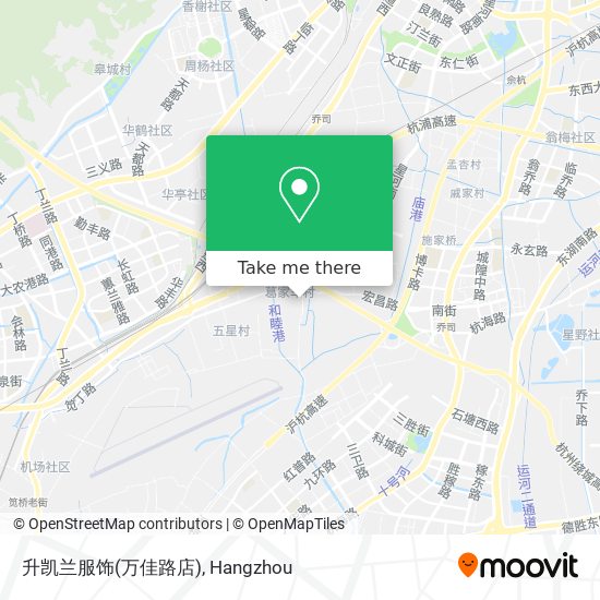 升凯兰服饰(万佳路店) map