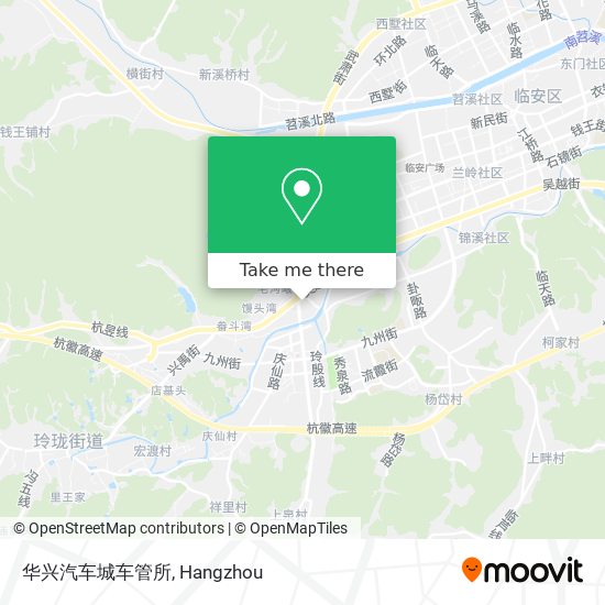 华兴汽车城车管所 map