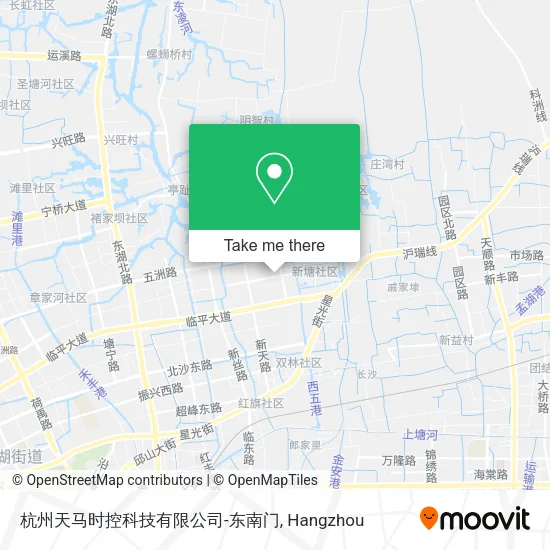 杭州天马时控科技有限公司-东南门 map