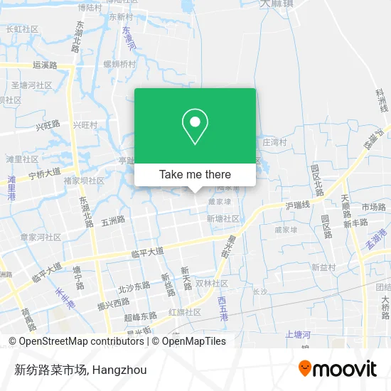 新纺路菜市场 map