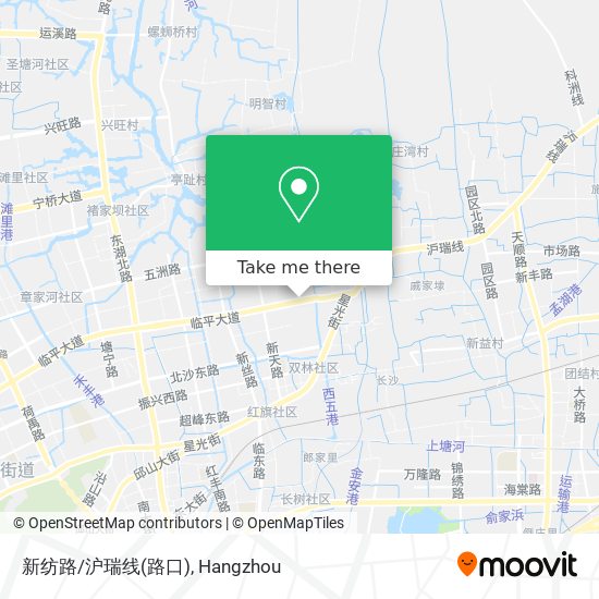 新纺路/沪瑞线(路口) map