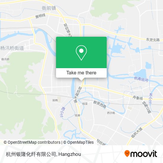 杭州银隆化纤有限公司 map