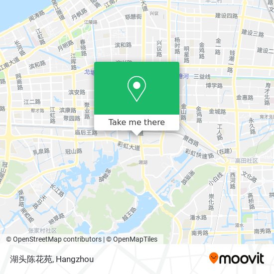 湖头陈花苑 map