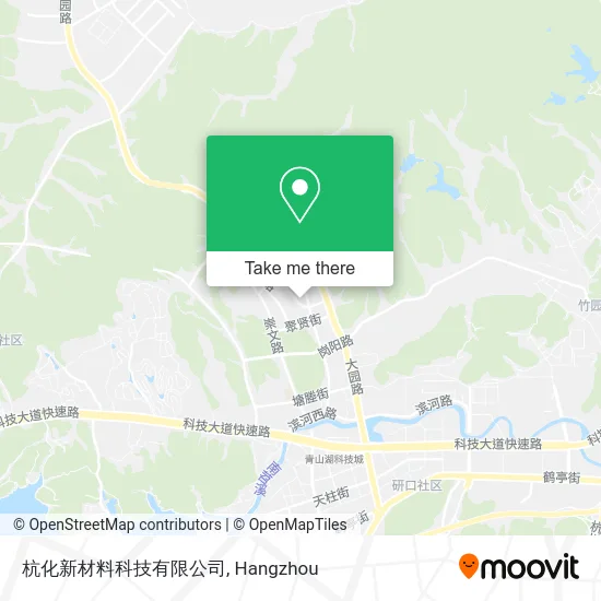 杭化新材料科技有限公司 map