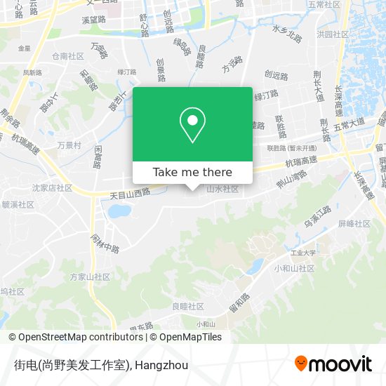 街电(尚野美发工作室) map