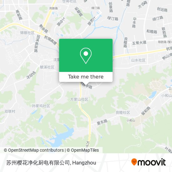 苏州樱花净化厨电有限公司 map