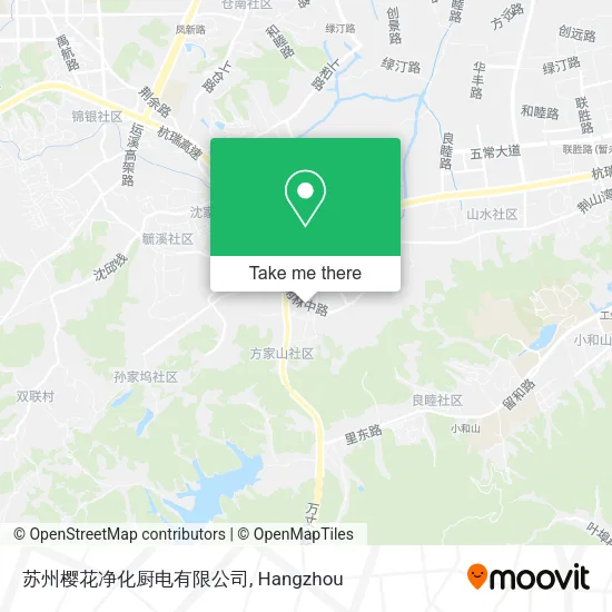苏州樱花净化厨电有限公司 map
