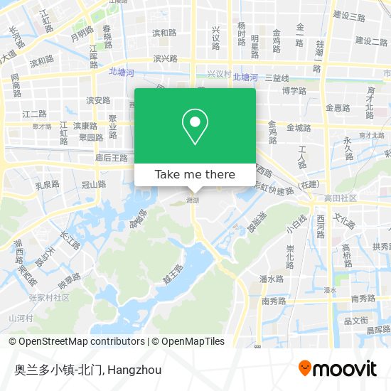 奥兰多小镇-北门 map