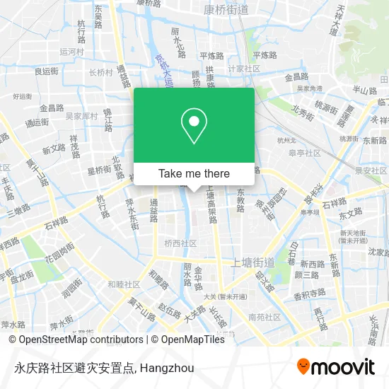 永庆路社区避灾安置点 map