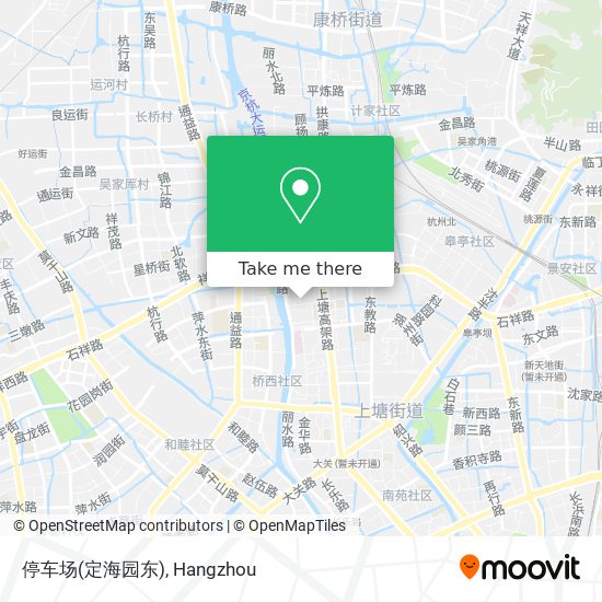 停车场(定海园东) map