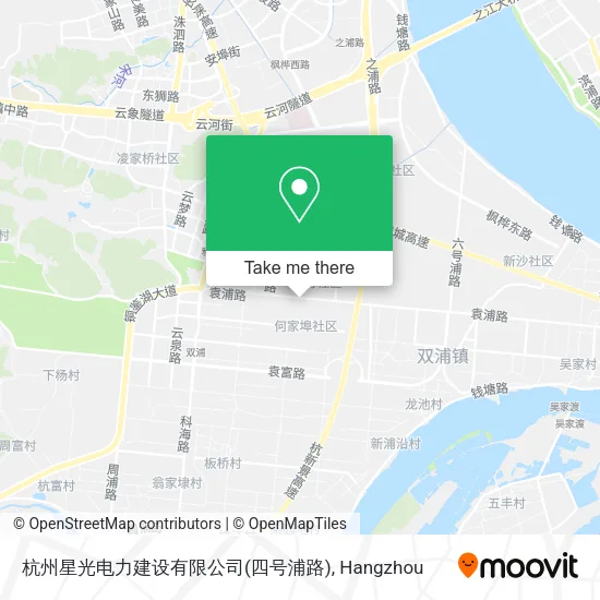 杭州星光电力建设有限公司(四号浦路) map