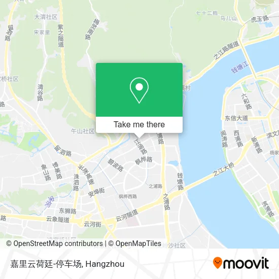 嘉里云荷廷-停车场 map