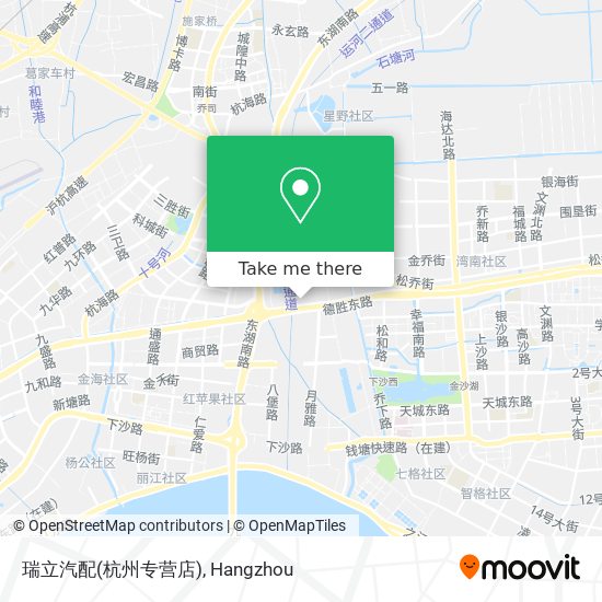 瑞立汽配(杭州专营店) map