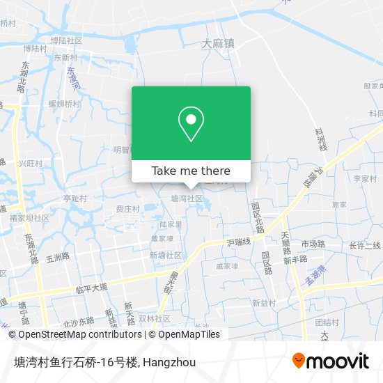 塘湾村鱼行石桥-16号楼 map