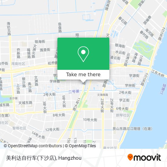 美利达自行车(下沙店) map