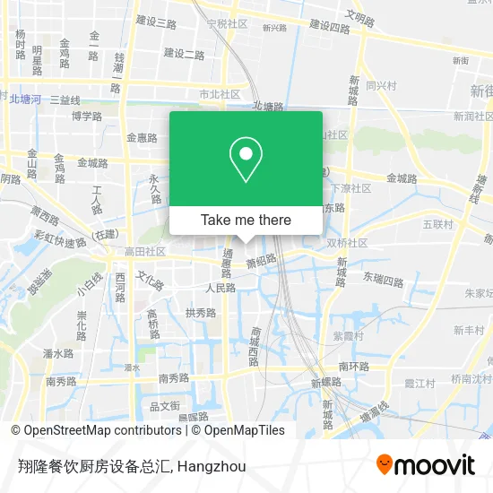 翔隆餐饮厨房设备总汇 map