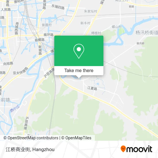 江桥商业街 map