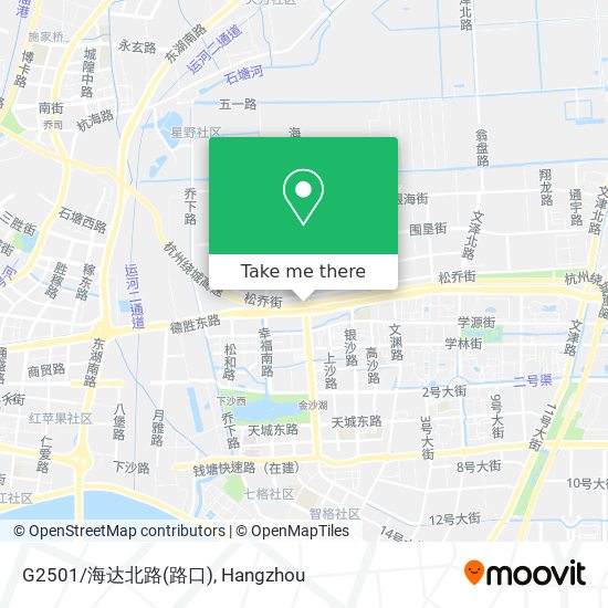 G2501/海达北路(路口) map
