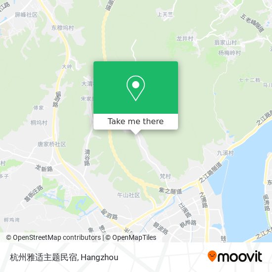 杭州雅适主题民宿 map