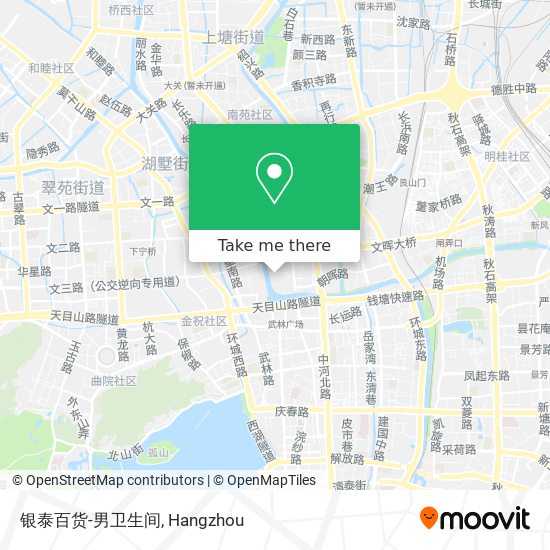 银泰百货-男卫生间 map