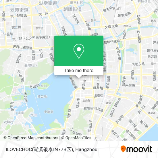 ILOVECHOC(湖滨银泰IN77B区) map