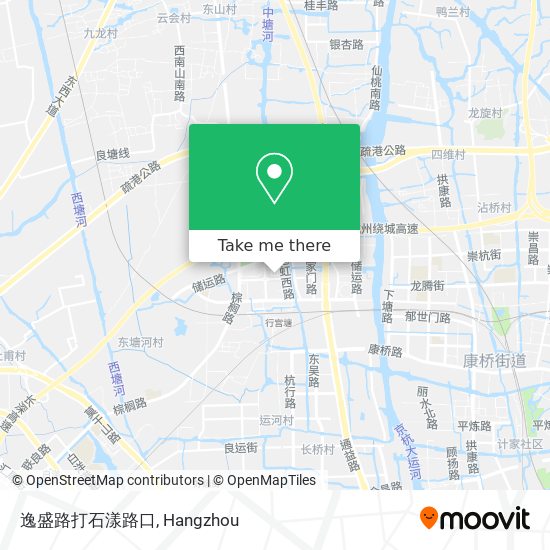 逸盛路打石漾路口 map