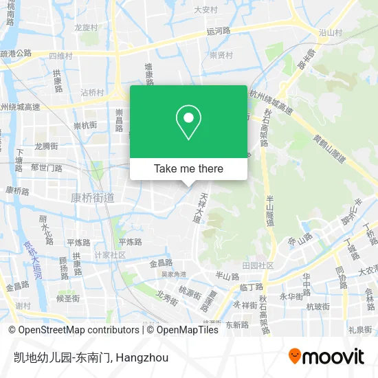 凯地幼儿园-东南门 map