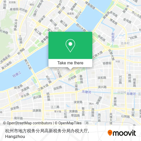 杭州市地方税务分局高新税务分局办税大厅 map