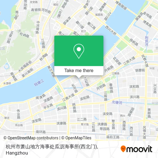 杭州市萧山地方海事处瓜沥海事所(西北门) map