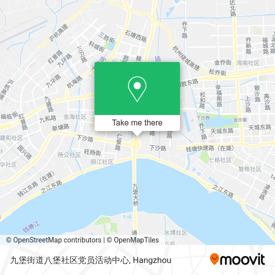 九堡街道八堡社区党员活动中心 map