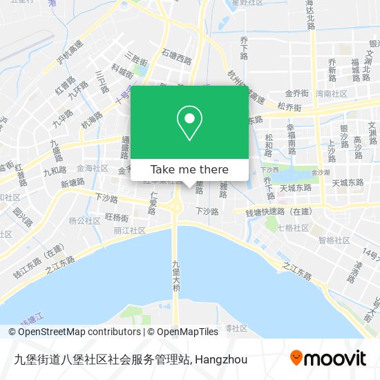 九堡街道八堡社区社会服务管理站 map