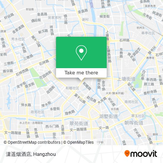 潇遥烟酒店 map