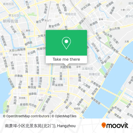 南萧埠小区北景东苑(北2门) map