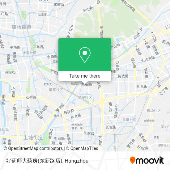 好药师大药房(东新路店) map
