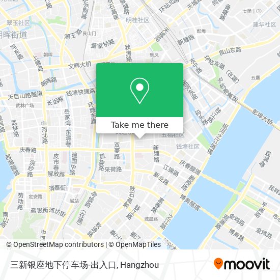 三新银座地下停车场-出入口 map