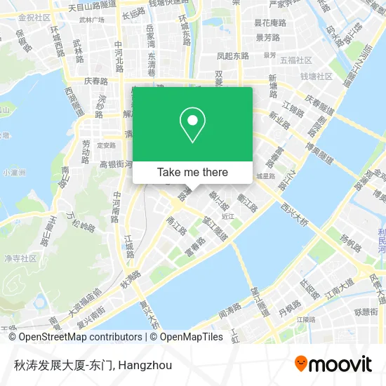 秋涛发展大厦-东门 map