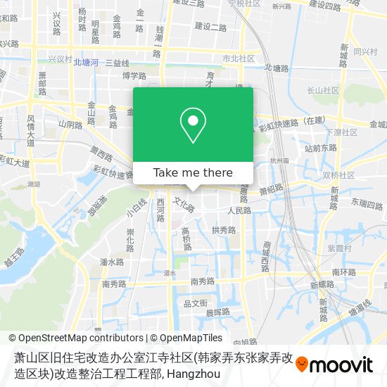 萧山区旧住宅改造办公室江寺社区(韩家弄东张家弄改造区块)改造整治工程工程部 map
