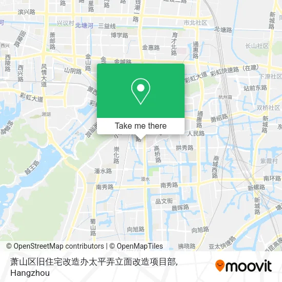萧山区旧住宅改造办太平弄立面改造项目部 map