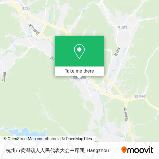 杭州市黄湖镇人人民代表大会主席团 map