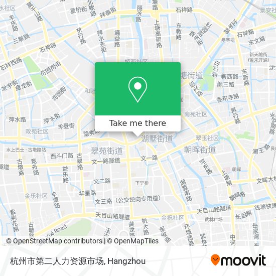 杭州市第二人力资源市场 map