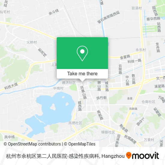杭州市余杭区第二人民医院-感染性疾病科 map
