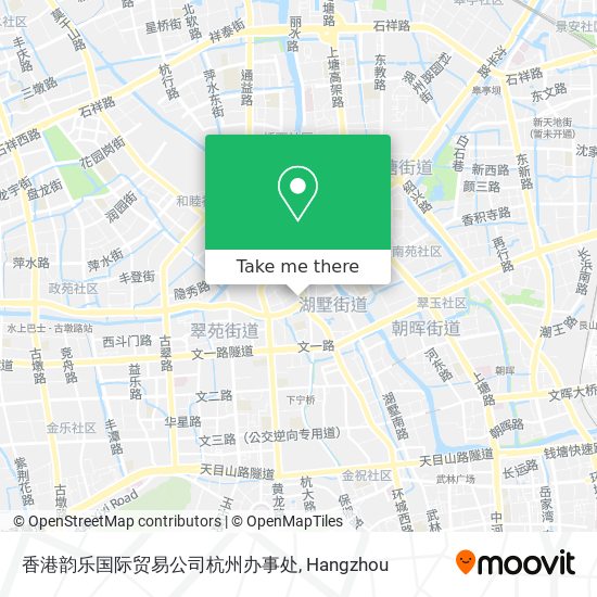 香港韵乐国际贸易公司杭州办事处 map