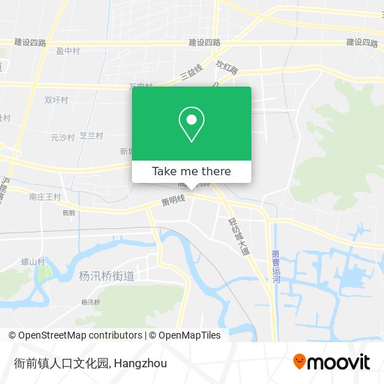 衙前镇人口文化园 map
