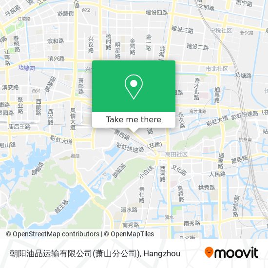 朝阳油品运输有限公司(萧山分公司) map